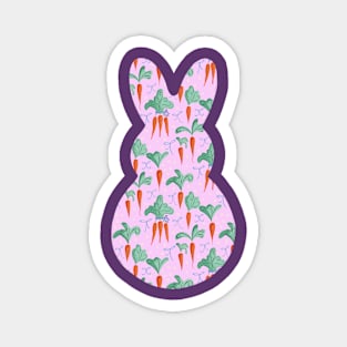 Bunny Carrots Magnet