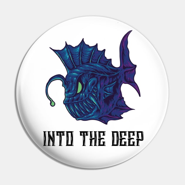 Into The Deep Anglerfish Pin by shipwrecked2020