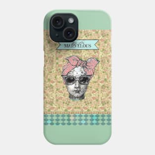 You are Marvelous - Phrenology Head - 50s style Phone Case