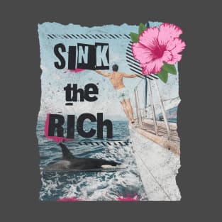 Sink the Rich - Gladis Orcas Killer Whale T-Shirt