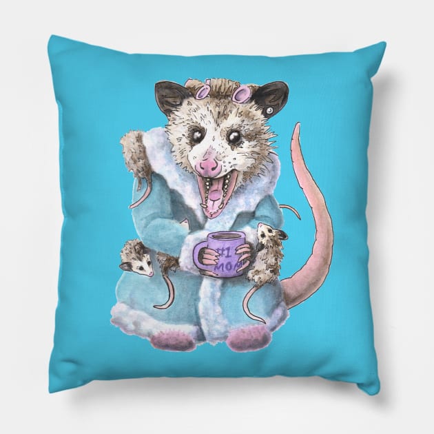 Feral Housewife Pillow by Reel Fun Studios