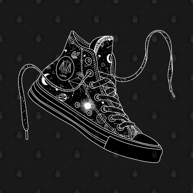 Libra high tops - Black &amp; White by MickeyEdwards