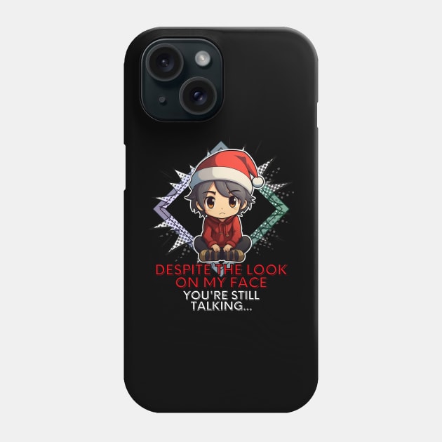 Sarcastic Christmas Quote Phone Case by MaystarUniverse