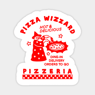 Pizza Wizzard Pizzeria Magnet