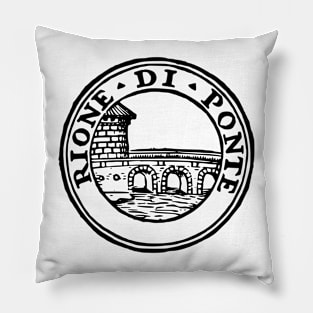 Rione Ponte b-text Pillow