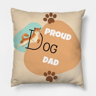 proud dog dad Pillow