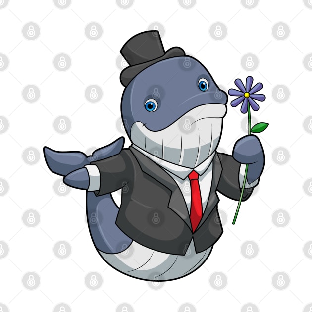 Whale Wedding Groom Flower by Markus Schnabel