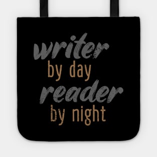 Writer By Day Reader By Night Tote