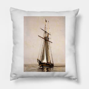 Baltimore Clipper II on the Chesapeake Bay Pillow