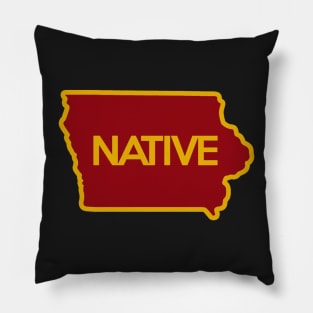 Iowa Native IA Pillow