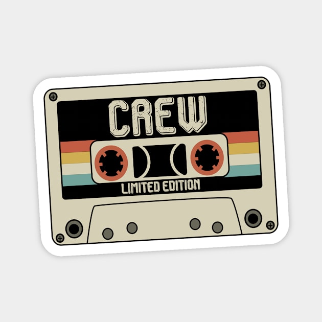 Crew - Limited Edition - Vintage Style Magnet by Debbie Art