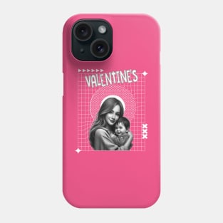 mother and son valentine's day Phone Case