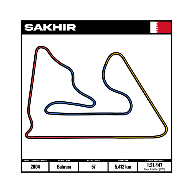 formula one circuit sakhir - formula one track - formula 1 track T-Shirt Hoodie T-Shirt by digidashdigital