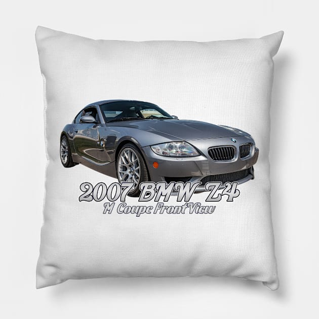 2007 BMW Z4 M Coupe Pillow by Gestalt Imagery