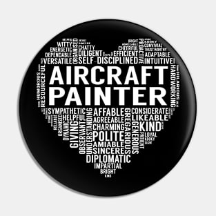 Aircraft Painter Heart Pin