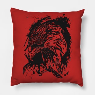 falcon paint splashes Pillow