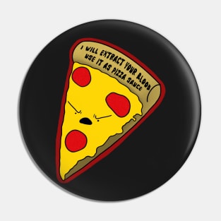 Metal Rage Pizza Pin