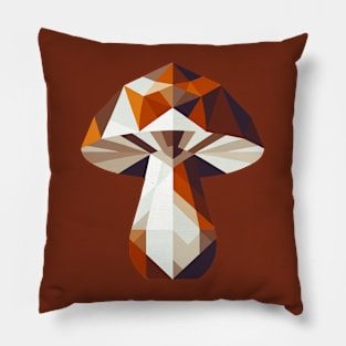 Abstract Geometric Mushroom - Color Design Pillow