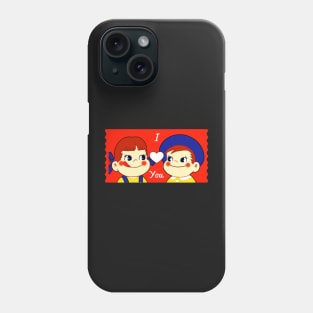 Peko-chan & Poco-chan I <3 You Phone Case