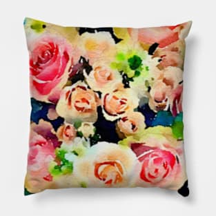 Pretty in pastels Pillow