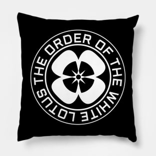 White lotus japan style Pillow