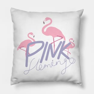 Pink Flamingo Pillow