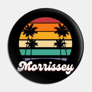 Morrissey Retro Palm Trees 80s Pin