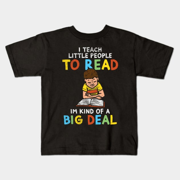 I Teach Little People To Read T-Shirt I Teach Little People To Read T-Shirt