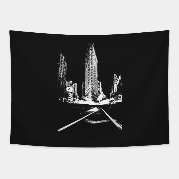 Flatiron Building NY Tapestry by NYCTshirts