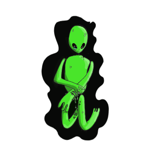 Sad Alien (version 1) T-Shirt