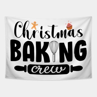 Christmas Baking Crew Funny Christmas Holiday Cookies Gift Tapestry