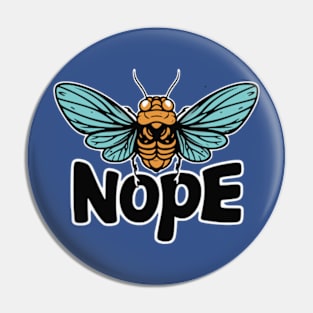 Cicada invasion 2021 Brood X Cicada Tee Pin