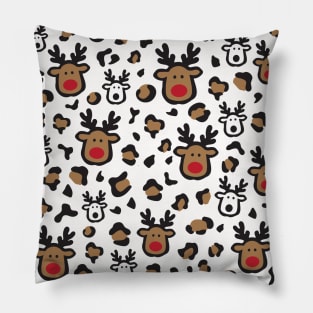 Cute reindeer patter for Christmas; Christmas mug; Xmas; christmas phone cover; cute; reindeers; adorable; gift for mom; christmas; gift for her; gift for wife; Pillow