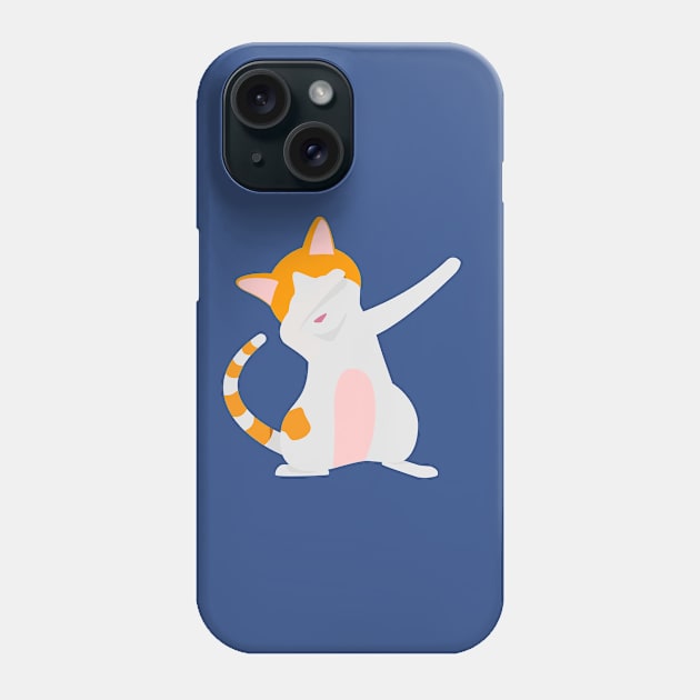 Cat Dabbing Phone Case by Mako Design 