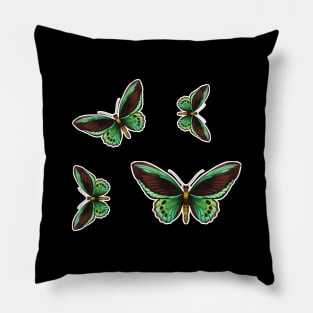 Colorful Butterfly , Cute Light Butterflies Gift Idea Pillow