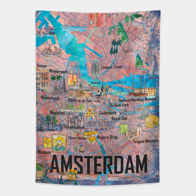 Amsterdam Tapestry by artshop77