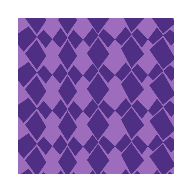 Geometric Diamonds Design (Purple) by KelseyLovelle