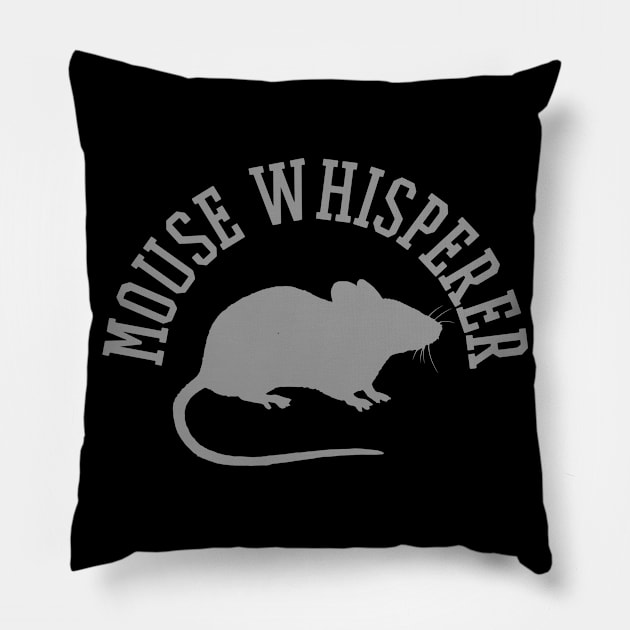 Mice Rat Mouse Whisperer Pillow by KAWAIITEE