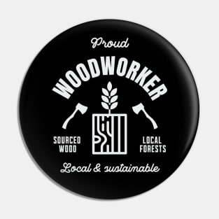 Proud Woodworker Pin