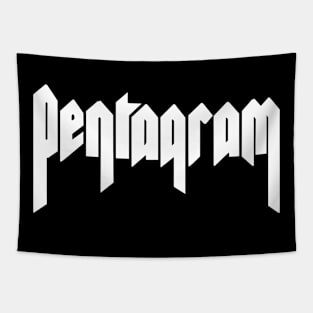 Pentagram Band Tapestry