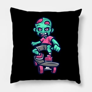 SKATEBOARD ZOMBIE Pillow