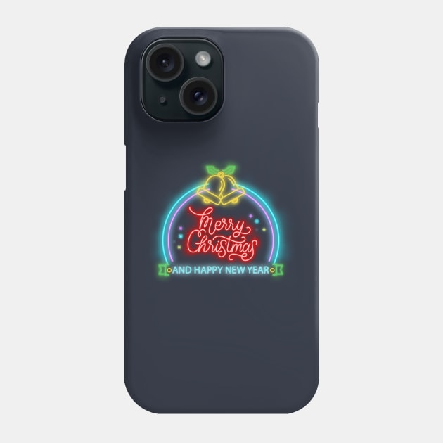 Merry Christmas Phone Case by Canvas Creations