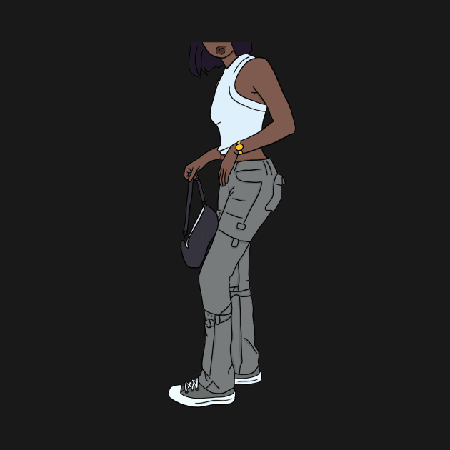 Black Woman Cartoon Collection by 09GLawrence