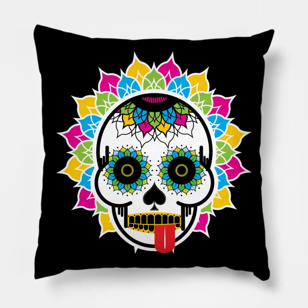 Calaca Pillow by NathanielF