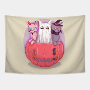 Meowloween Tapestry