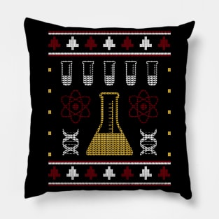 Science Ugly Christmas Sweater Pillow