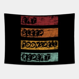 Eat Sleep Moonspell Tapestry