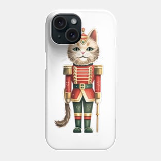 Cat Christmas Nutcracker Phone Case