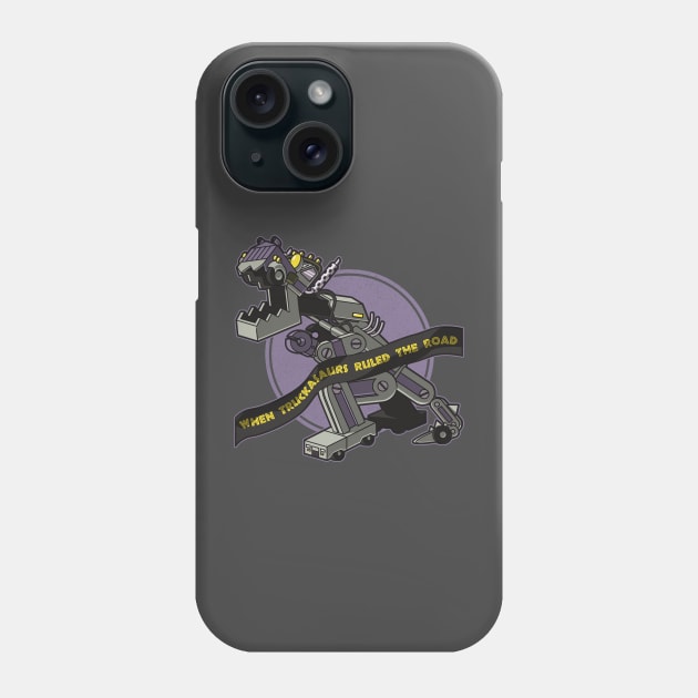 When Truckasaurs Ruled the Road Phone Case by dann