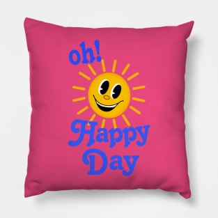 Oh Happy Day Smiling Sunshine Pillow